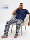 Пижама "Идеал"_М332/синий