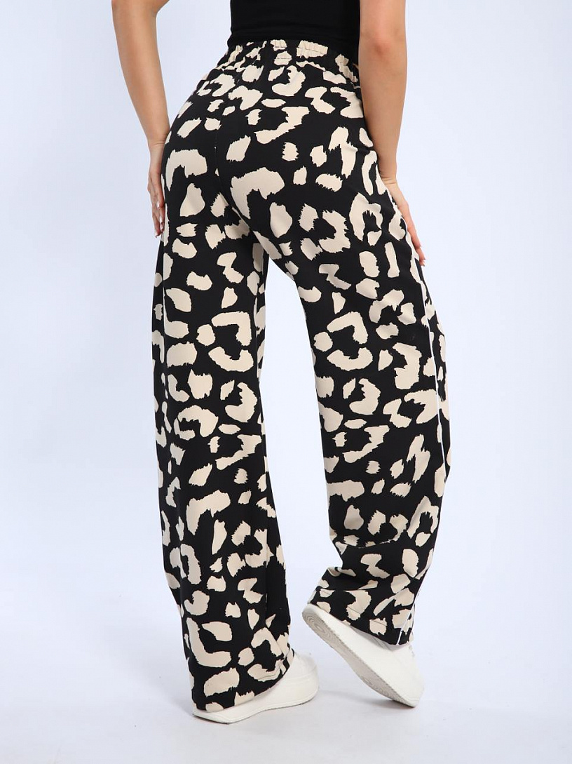 Брюки спортивные с белым кантом "Энерджи"_264/светлые блики